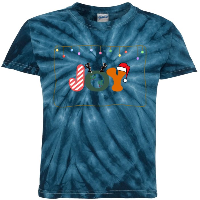 Personalized Christmas Christmas Reindeer Christmas Joytoddlercrew Neck Pul Kids Tie-Dye T-Shirt