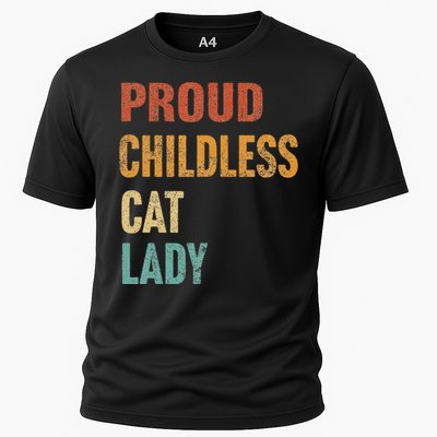 Proud Childless Cat Lady Karma Gift Cooling Performance Crew T-Shirt