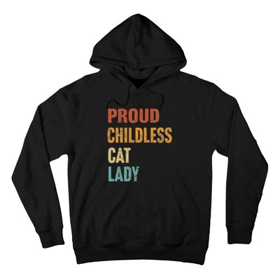 Proud Childless Cat Lady Karma Gift Hoodie