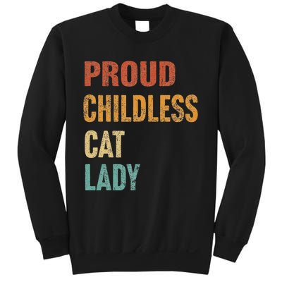 Proud Childless Cat Lady Karma Gift Sweatshirt