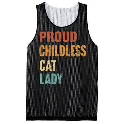 Proud Childless Cat Lady Karma Gift Mesh Reversible Basketball Jersey Tank