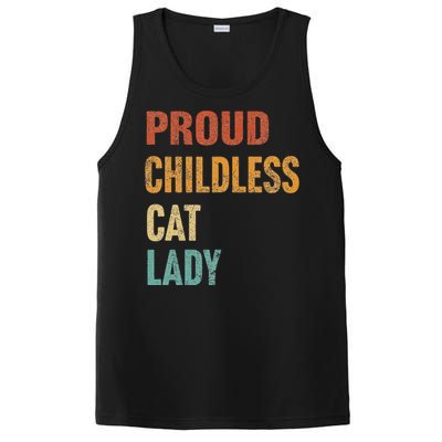 Proud Childless Cat Lady Karma Gift PosiCharge Competitor Tank