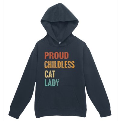 Proud Childless Cat Lady Karma Gift Urban Pullover Hoodie