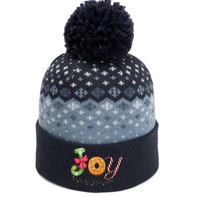 Personalized Christmas Christmas Reindeer Christmas Joytoddlercrew Neck Pul The Baniff Cuffed Pom Beanie