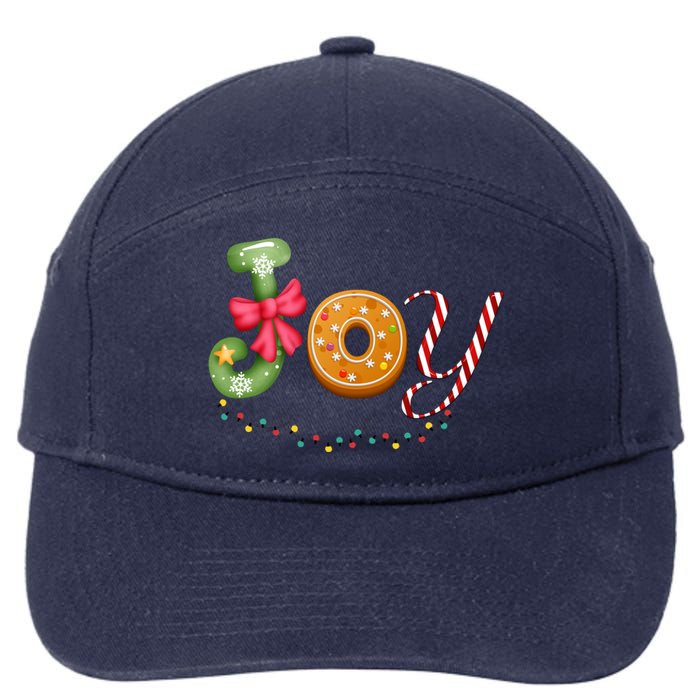 Personalized Christmas Christmas Reindeer Christmas Joytoddlercrew Neck Pul 7-Panel Snapback Hat