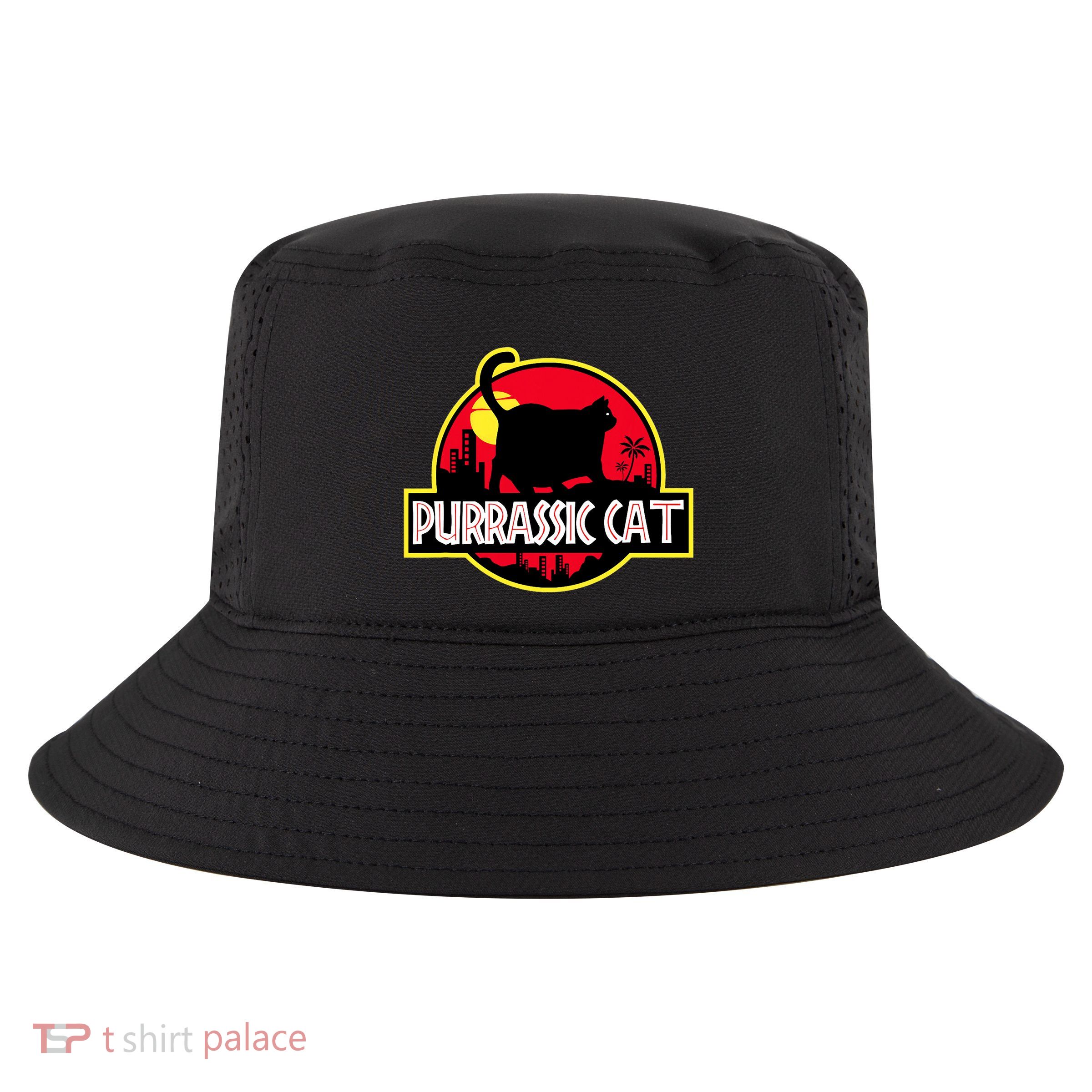 Purrassic Cat Chonk Oh Lawd For Cat Dad Cat Cool Comfort Performance Bucket Hat