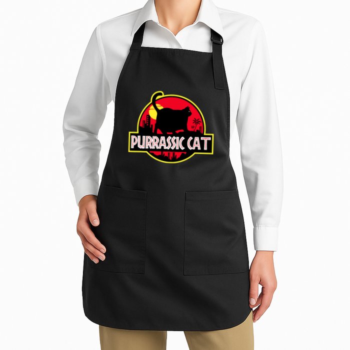 Purrassic Cat Chonk Oh Lawd For Cat Dad Cat Apron