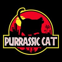 Purrassic Cat Chonk Oh Lawd For Cat Dad Cat Impact Tech Backpack