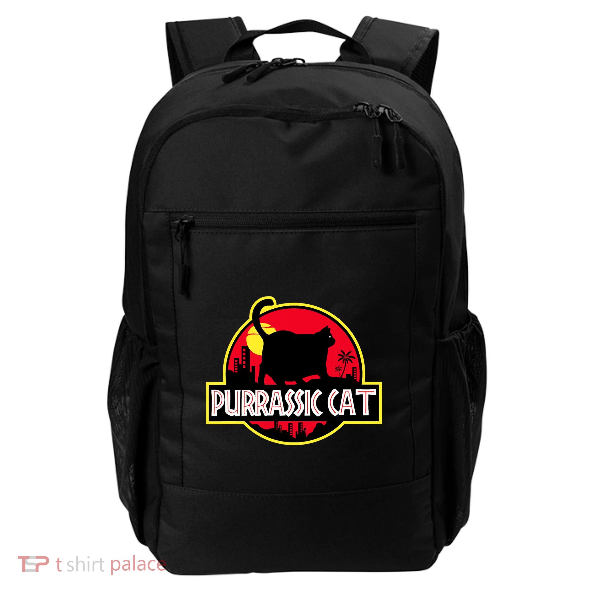 Purrassic Cat Chonk Oh Lawd For Cat Dad Cat Backpack