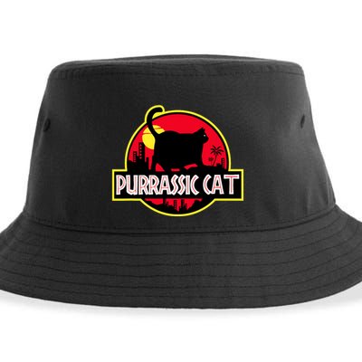 Purrassic Cat Chonk Oh Lawd For Cat Dad Cat Sustainable Bucket Hat
