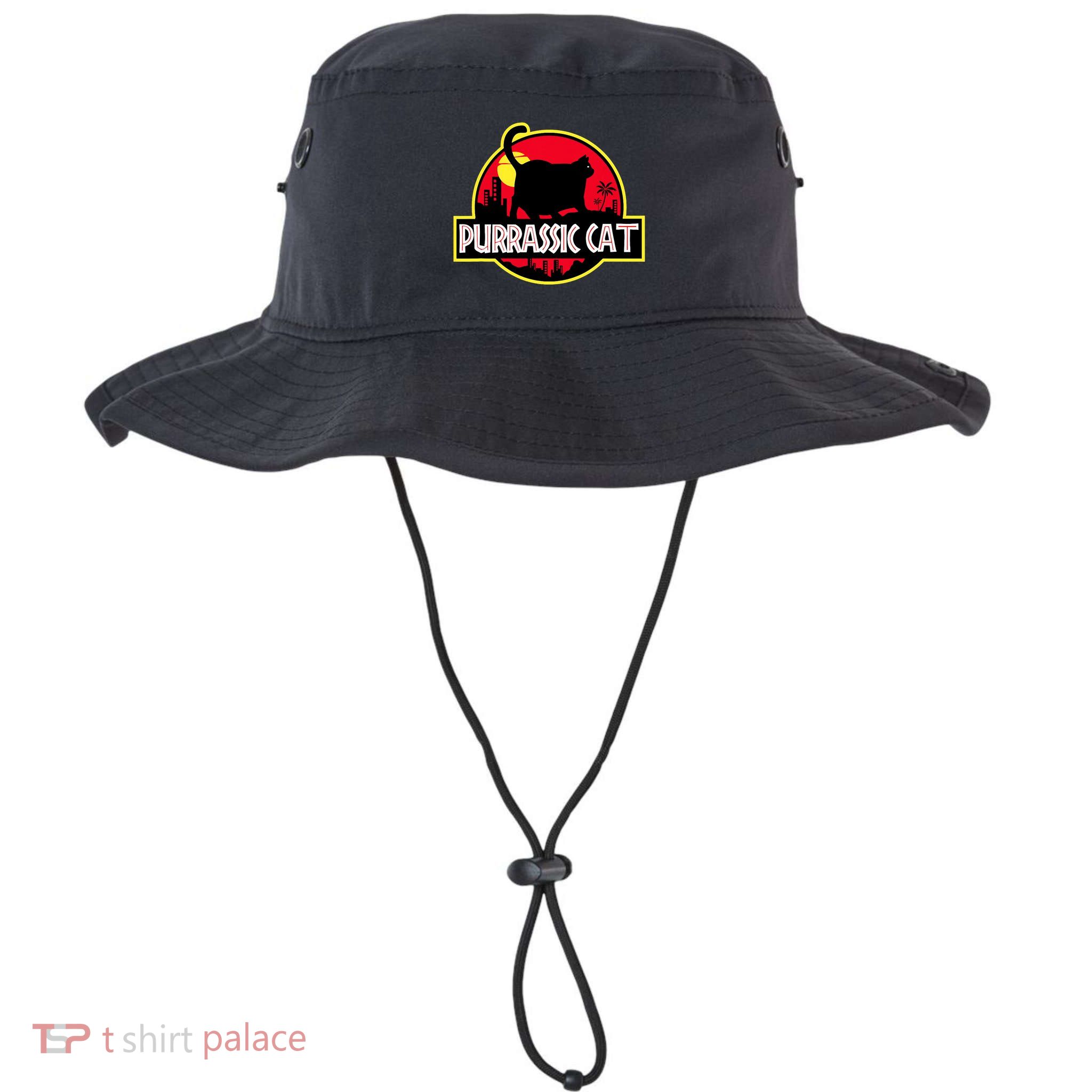 Purrassic Cat Chonk Oh Lawd For Cat Dad Cat Bucket Hat
