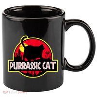 Purrassic Cat Chonk Oh Lawd For Cat Dad Cat 11oz C Handle Ceramic Mug