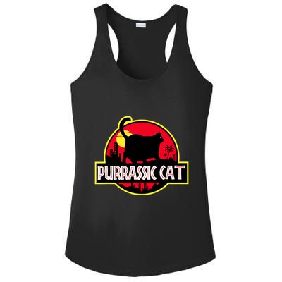 Purrassic Cat Chonk Oh Lawd For Cat Dad Cat Ladies PosiCharge Competitor Racerback Tank