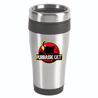Purrassic Cat Chonk Oh Lawd For Cat Dad Cat 16oz Travel Tumbler