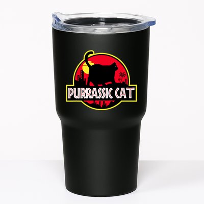 Purrassic Cat Chonk Oh Lawd For Cat Dad Cat Tumbler