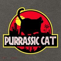 Purrassic Cat Chonk Oh Lawd For Cat Dad Cat Cotton Canvas Backpack