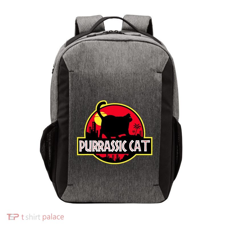 Purrassic Cat Chonk Oh Lawd For Cat Dad Cat Vector Backpack
