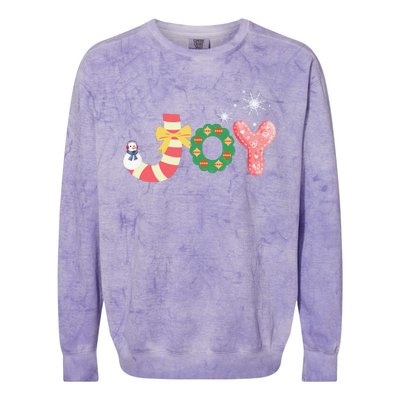 Personalized Christmas Christmas Reindeer Christmas Joytoddlercrew Neck Pul Colorblast Crewneck Sweatshirt