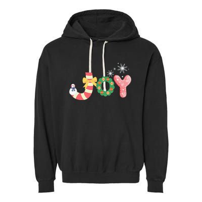 Personalized Christmas Christmas Reindeer Christmas Joytoddlercrew Neck Pul Garment-Dyed Fleece Hoodie