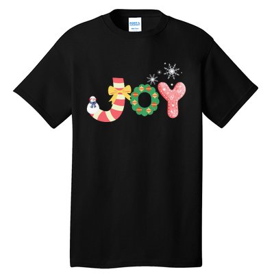 Personalized Christmas Christmas Reindeer Christmas Joytoddlercrew Neck Pul Tall T-Shirt