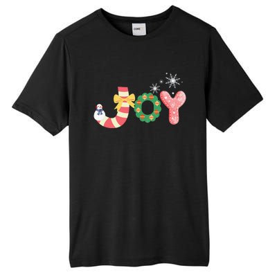 Personalized Christmas Christmas Reindeer Christmas Joytoddlercrew Neck Pul Tall Fusion ChromaSoft Performance T-Shirt