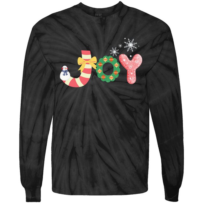 Personalized Christmas Christmas Reindeer Christmas Joytoddlercrew Neck Pul Tie-Dye Long Sleeve Shirt