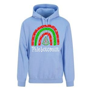 Phlebotomist Christmas Cute Rainbow Stethoscope Tree Xmas Gift Unisex Surf Hoodie