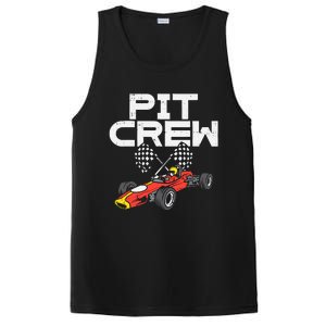 Pit Crew Checkered Flag Race Car Driver Racing Racer Gift PosiCharge Competitor Tank