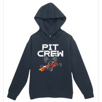 Pit Crew Checkered Flag Race Car Driver Racing Racer Gift Urban Pullover Hoodie