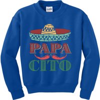 Papa Cito Cinco De Mayo Sombrero Hat Mexican Father Fiesta Gift Kids Sweatshirt