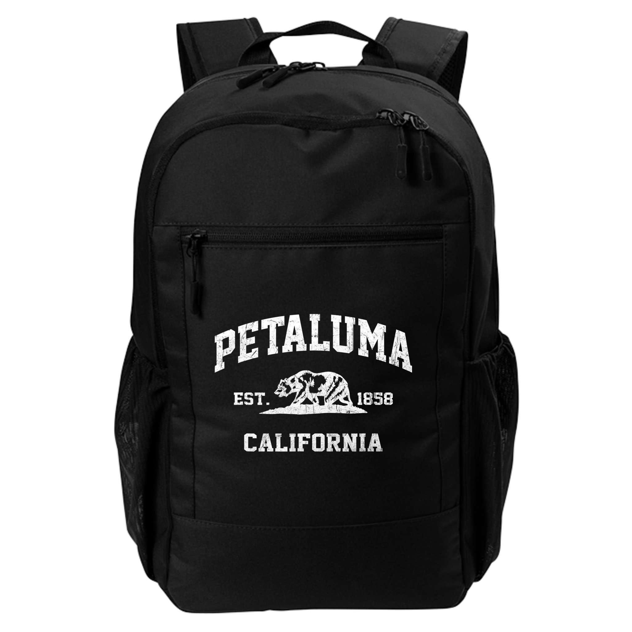 Petaluma California CA vintage state Athletic style Backpack