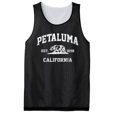 Petaluma California CA vintage state Athletic style Mesh Reversible Basketball Jersey Tank