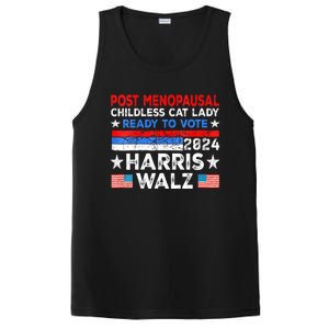 Postmenopausal Childless Cat Lady Ready To Vote Kamala PosiCharge Competitor Tank