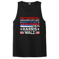 Postmenopausal Childless Cat Lady Ready To Vote Kamala PosiCharge Competitor Tank