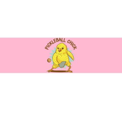 Pickleball Chick Cute Sport Bumper Sticker