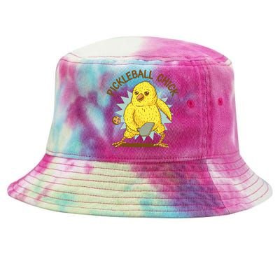 Pickleball Chick Cute Sport Tie-Dyed Bucket Hat