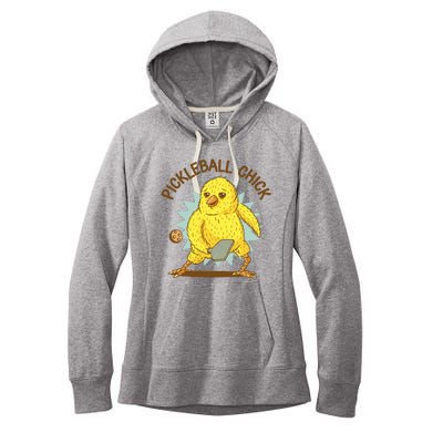 Pickleball Chick Cute Sport Women's Fleece Hoodie