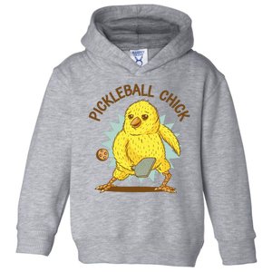 Pickleball Chick Cute Sport Toddler Hoodie