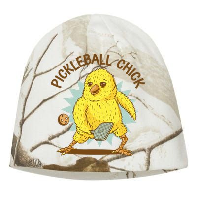 Pickleball Chick Cute Sport Kati - Camo Knit Beanie