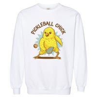 Pickleball Chick Cute Sport Garment-Dyed Sweatshirt