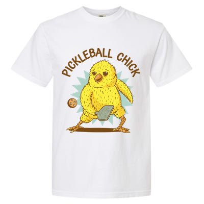 Pickleball Chick Cute Sport Garment-Dyed Heavyweight T-Shirt