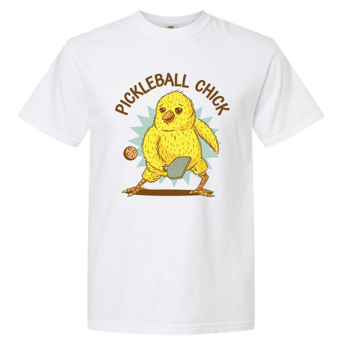 Pickleball Chick Cute Sport Garment-Dyed Heavyweight T-Shirt