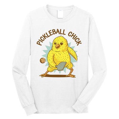 Pickleball Chick Cute Sport Long Sleeve Shirt