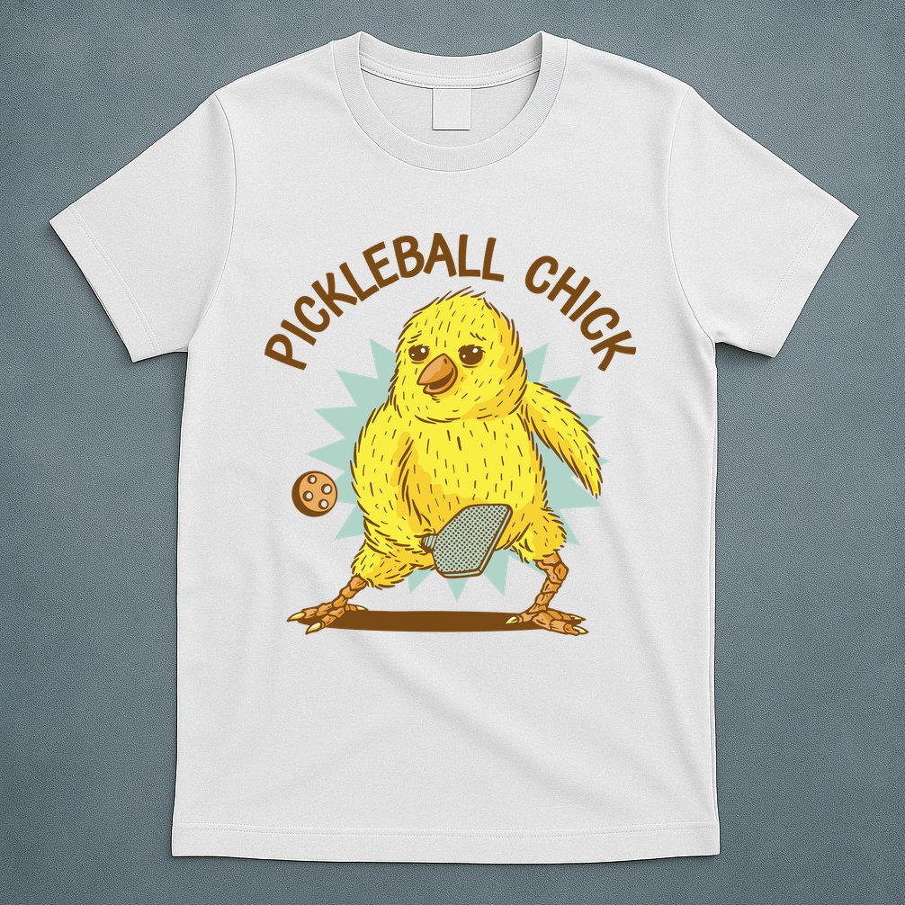 Pickleball Chick Cute Sport T-Shirt