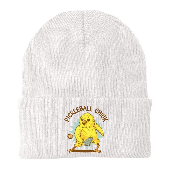 Pickleball Chick Cute Sport Knit Cap Winter Beanie