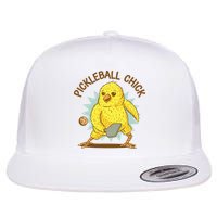 Pickleball Chick Cute Sport Flatbill Hat