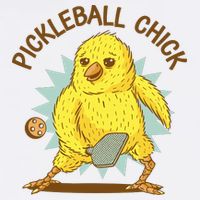 Pickleball Chick Cute Sport Flatbill Hat