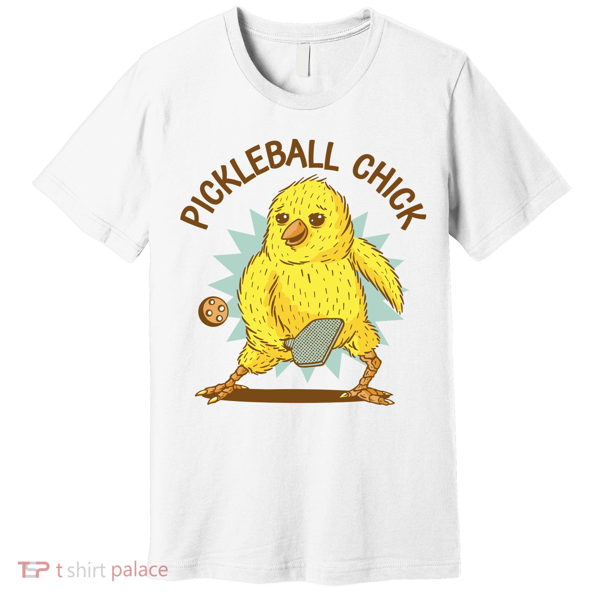 Pickleball Chick Cute Sport Premium T-Shirt