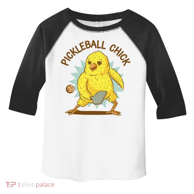 Pickleball Chick Cute Sport Toddler Fine Jersey T-Shirt