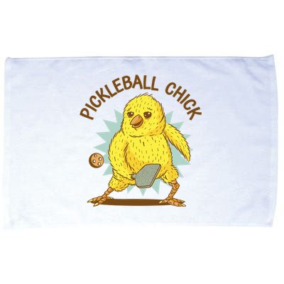 Pickleball Chick Cute Sport Microfiber Hand Towel